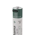 Li-Ion akumulátor 4x AA 1900 mAh 1,5 V s USB-C konektorom, nabíjací kábel
