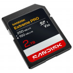 SDXC Extreme PRO 2TB (UHS-I, V30, U3, R250 MB/s / W150MB/s, 4K UHD)
