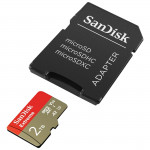 MicroSDXC Extreme 2TB (R240MB/s) + Adapter + 1 year RescuePRO Deluxe