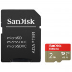 MicroSDXC Extreme 2TB (R240MB/s) + Adapter + 1 year RescuePRO Deluxe