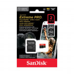 MicroSDHC Extreme PRO 2TB (UHS-I, R250MB/s / W150MB/s, 5K, 4K UHD)+ Ad MicroSDHC Extreme PRO 2TB (UHS-I, R250MB/s / W150MB/s, 5K, 4K UHD)+ Ad