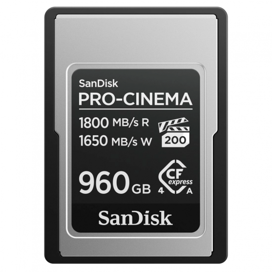 PRO-CINEMA CFexpress™ Type A Card, 960GB