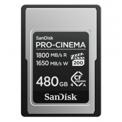 PRO-CINEMA CFexpress™ Type A Card, 480GB