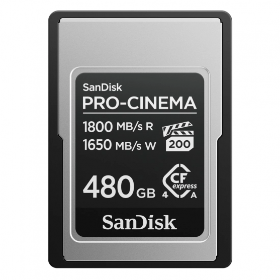 PRO-CINEMA CFexpress™ Type A Card, 480GB