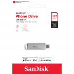 Phone Drive 512GB, USB-C, 3.2 Gen 1, 150MB/s, Arctic White Phone Drive 512GB, USB-C, 3.2 Gen 1, 150MB/s, Arctic White