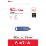 Phone Drive 256GB, USB-C, 3.2 Gen 1, 150MB/s, Maritime Blue