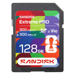SDXC FIFA World Cup 2026 128GB (V90/UHS-II/Cl.10/R300 MB/s/W300 MB/s/8K)