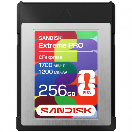 CFexpress FIFA World Cup 2026 256GB, Type B, R 1700MB/s, W 1200MB/s