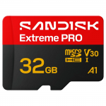 MicroSDHC Extreme PRO 32GB (UHS-I, R100MB/s / W90MB/s, 5K, 4K UHD) + Ad