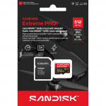 MicroSDXC Extreme PRO 512GB (UHS-I, R250MB/s / W170MB/s, 5K, 4K UHD) + Ad MicroSDXC Extreme PRO 512GB (UHS-I, R250MB/s / W170MB/s, 5K, 4K UHD) + Ad