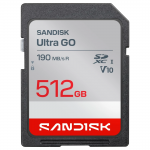 SDXC Ultra GO 512GB (UHS-1, V10, U1, C10, R190MB/s, Full HD Video)
