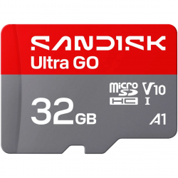 MicroSDHC Ultra GO 32GB (UHS-I, V10, U1, C10, A1, R120 MB/s, Full Video HD)