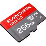 MicroSDXC Ultra GO 256GB (UHS-I, V10, U1, C10, A1, R190 MB/s, Full Video HD MicroSDXC Ultra GO 256GB (UHS-I, V10, U1, C10, A1, R190 MB/s, Full Video HD