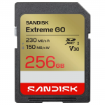 SDXC Extreme GO 256GB (UHS-1, R 230MB/s / W150MB/s, 4K)