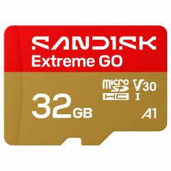 MicroSDHC Extreme GO 32GB (UHS-I, R100MB/s / W60MB/s, 5K)