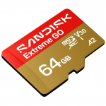 MicroSDXC Extreme GO 64GB (UHS-I, R170MB/s / W80MB/s, 5K)