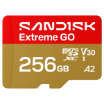 MicroSDXC Extreme GO 256GB (UHS-I, R240MB/s / W160MB/s, 5K)