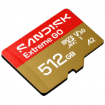 MicroSDXC Extreme GO 512GB (UHS-I, R240MB/s / W160MB/s, 5K)