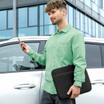 Neoprénový obal na notebook s vreckom, 14,1–15,6, čierny