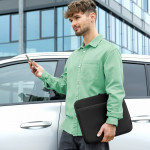 Neoprénový obal na notebook s vreckom, 14,1–15,6, čierny
