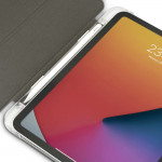 Puzdro Fold Clear s priehradkou na pero pre iPad 11/10,9, čierne