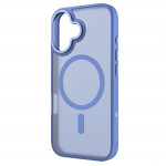 Hybrid Case Cover for Apple iPhone 16, blue