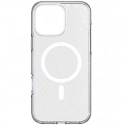 Mag Glitter Case Cover for Apple iPhone 16 Pro Max, transparent