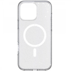 Mag Glitter Case Cover for Apple iPhone 16 Pro Max, transparent