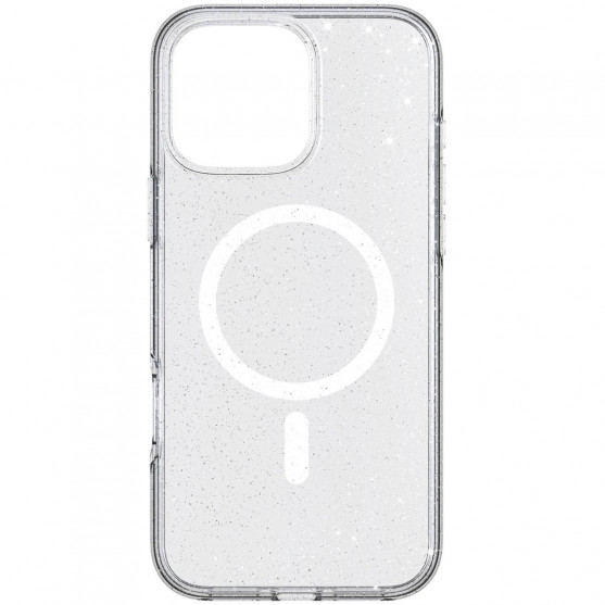 Mag Glitter Case Cover for Apple iPhone 16 Pro Max, transparent
