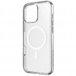 Mag Glitter Case Cover for Apple iPhone 16 Pro Max, transparent