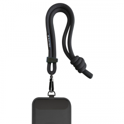 Universal Wrist Band Lanyard for Smartphones, black