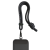 Universal Wrist Band Lanyard for Smartphones, black