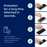 Ochranné sklo Extreme Protect pre Apple iPhone 17, pomoc montáže