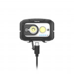 LED čelovka HL500-C s batériou, čelová lampa na behanie, prácu, 4 režimy