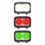 LED čelovka HL350, COB, batérie, výstražné svetlo, píšťalka