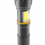 LED baterka W200, batérie, zoom, COB, hliník, 3 režimy