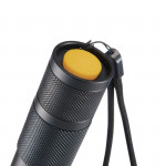 LED baterka W200, batérie, zoom, COB, hliník, 3 režimy