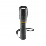 LED baterka W200, batérie, zoom, COB, hliník, 3 režimy