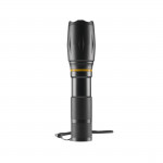 LED baterka W200, batérie, zoom, COB, hliník, 3 režimy