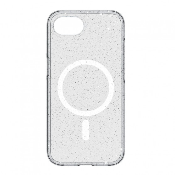 Mag Glitter Case Cover for Apple iPhone 16e/17e, transparent