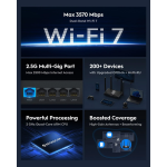 BE3600 Wi-Fi 7 Mesh 2.5G router (WR3600H) BE3600 Wi-Fi 7 Mesh 2.5G router (WR3600H)