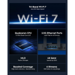 BE11000 Wi-Fi 7 Tri-Band Mesh 2.5G router (WR11000)