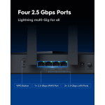 BE11000 Wi-Fi 7 Tri-Band Mesh 2.5G router (WR11000)