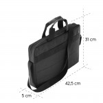 Taška na laptop Genua, do 40 cm (15,6), čierna Taška na laptop Genua, do 40 cm (15,6), čierna