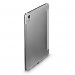 Obal na tablet Fold Clear pre Samsung Galaxy Tab S11 11, svetlosivý