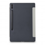 Obal na tablet Fold Clear pre Samsung Galaxy Tab S11 11, svetlosivý