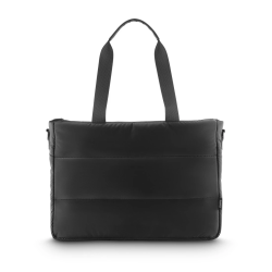 Quilt taška na notebook, shopper, do 41 cm (16,2), čierna