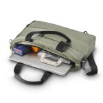 Quilt taška na notebook, shopper, do 41 cm (16,2), šalviová