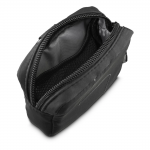 Headphones Bag for In-Ear and Accessories, Snap Hook, Organiser, black