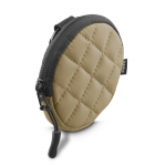 Headph. Bag for In-Ear and Accessories, Snap Hook, Round, Organiser, beige